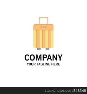 Bag, Luggage, Handbag, Buy Business Logo Template. Flat Color