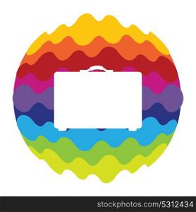 Bag Rainbow Color Icon for Mobile Applications and Web EPS10. Bag Rainbow Color Icon for Mobile Applications and Web