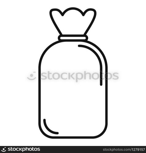 Bag sack icon. Outline bag sack vector icon for web design isolated on white background. Bag sack icon, outline style