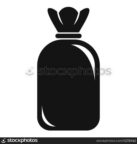 Bag sack icon. Simple illustration of bag sack vector icon for web design isolated on white background. Bag sack icon, simple style