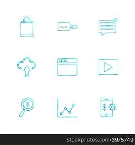 bag , tag , upload , search , money , graph , mobile ,icon, vector, design, flat, collection, style, creative, icons