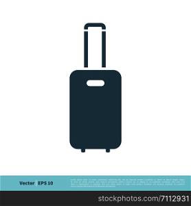 Baggage Icon Vector Logo Template Illustration Design. Vector EPS 10.