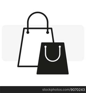 Bags icon, great design for any purposes. Vector illustration. EPS 10.. Bags icon, great design for any purposes. Vector illustration.