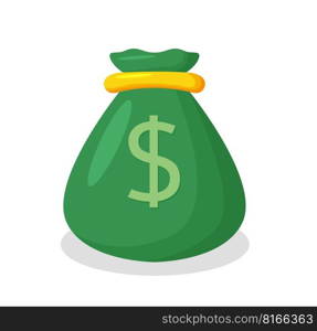 Bags of money. Symbol of wealth vector illustration