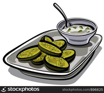 baked zucchini with sauce