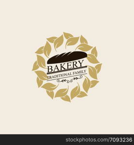 Bakery label, vector illustration