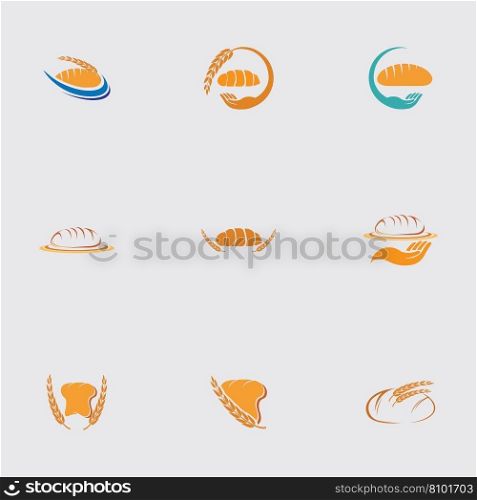 bakery logo with classic wrap feel good for company brand, shop, home industry on gray background