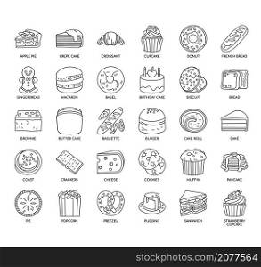 Bakery , Thin Line and Pixel Perfect Icons