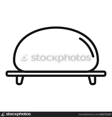 Baking bread icon outline vector. Flour pastry. Cook wood. Baking bread icon outline vector. Flour pastry