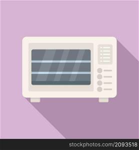 Baking oven icon flat vector. Kitchen stove. Gas grill cooker. Baking oven icon flat vector. Kitchen stove