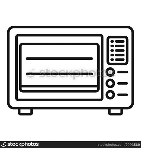 Baking oven icon outline vector. Kitchen stove. Gas grill cooker. Baking oven icon outline vector. Kitchen stove