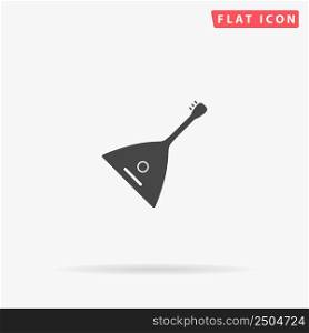 Balalaika flat vector icon. Glyph style sign. Simple hand drawn illustrations symbol for concept infographics, designs projects, UI and UX, website or mobile application.. Balalaika flat vector icon