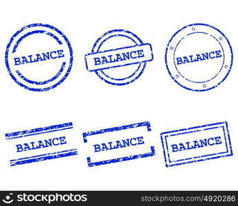 Balance stamps