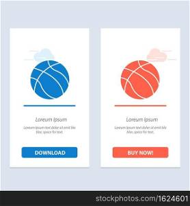 Ball, Basketball, Nba, Sport  Blue and Red Download and Buy Now web Widget Card Template