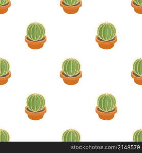 Ball cactus pattern seamless background texture repeat wallpaper geometric vector. ball cactus pattern seamless vector
