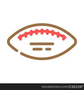 ball football game play accessory color icon vector. ball football game play accessory sign. isolated symbol illustration. ball football game play accessory color icon vector illustration