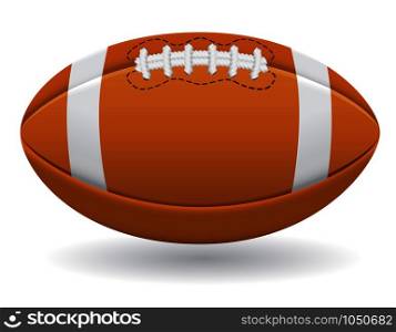 ball for american football vector illustration isolated on white background
