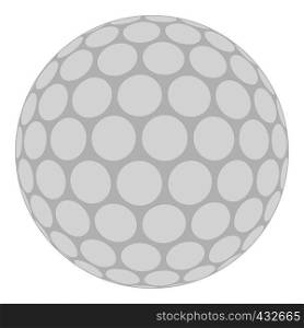 Ball for playing golf icon flat isolated on white background vector illustration. Ball for playing golf icon isolated