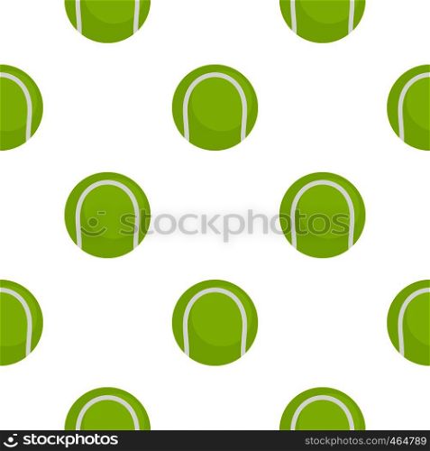 Ball for playing tennis pattern seamless flat style for web vector illustration. Ball for playing tennis pattern flat