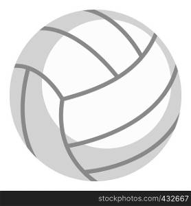 Ball for playing volleyball icon flat isolated on white background vector illustration. Ball for playing volleyball icon isolated