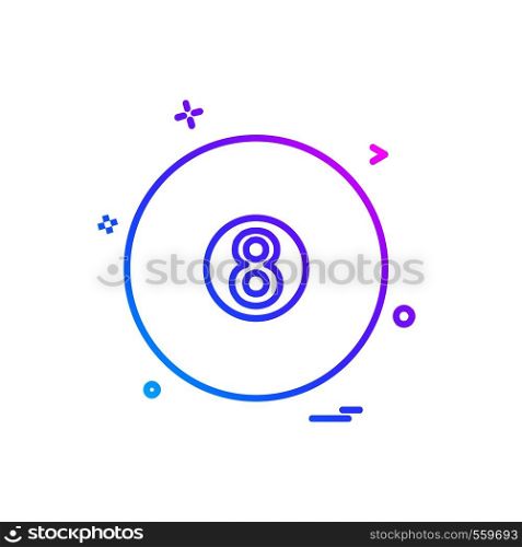 Ball icon design vector