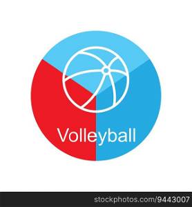 ball icon vector template illustration logo design