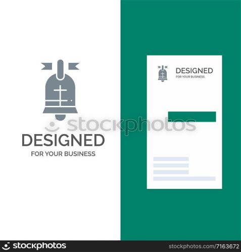 Ball, Ring, American, Usa Grey Logo Design and Business Card Template
