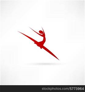 Ballet dancer icon