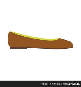 Ballet shoe icon. Flat illustration of ballet shoe vector icon for web design. Ballet shoe icon, flat style
