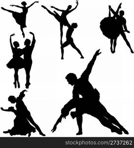 Ballet silhouettes