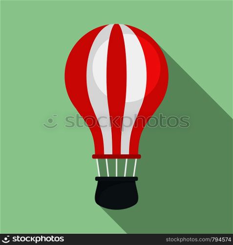 Ballon air icon. Flat illustration of ballon air vector icon for web design. Ballon air icon, flat style