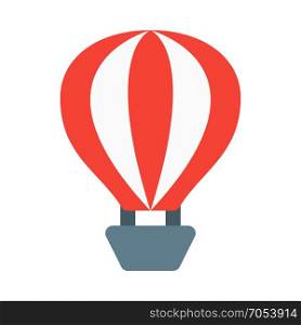 balloon airship icon on isolated background
