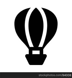 balloon airship icon on isolated background