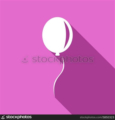 balloon icon a long shadow