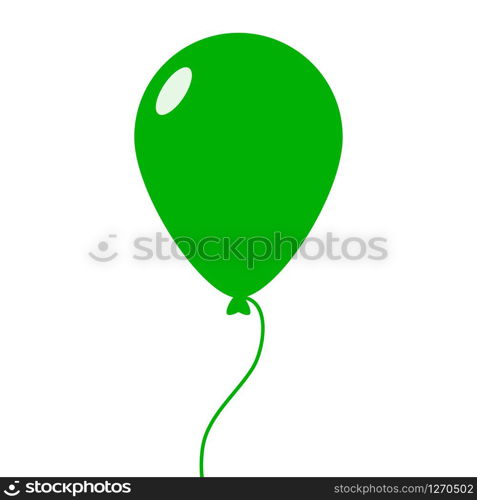 Balloon icon isolated on white background. Vector illustration