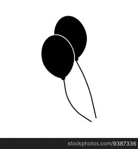 balloon icon, love balloon vector template illustration logo design