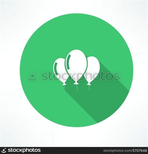 balloons icon Flat modern style vector illustration
