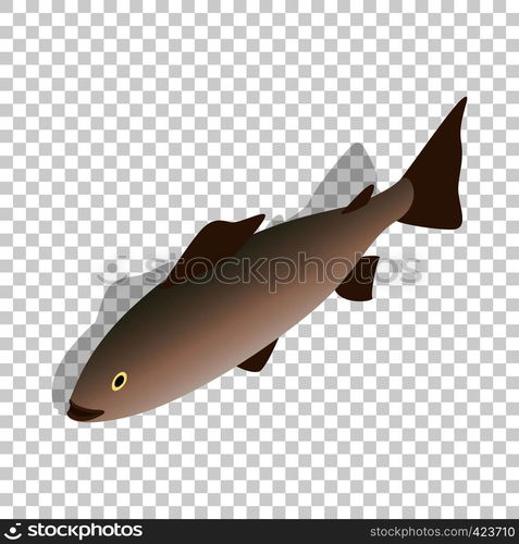 Baltic herring isometric icon 3d on a transparent background vector illustration. Baltic herring isometric icon