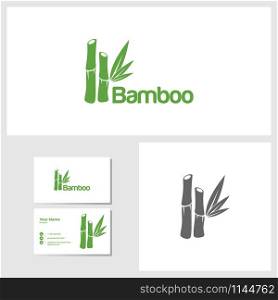 Bamboo icon design template vector graphic illustration. Bamboo icon design template vector illustration