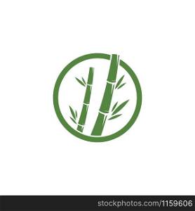Bamboo logo ilustration vector template