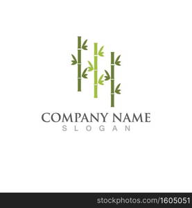 Bamboo Logo Template vector icon illustration design