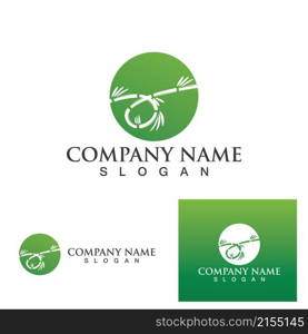 Bamboo Logo Template vector icon illustration design