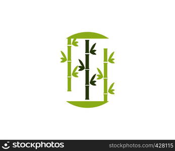 Bamboo Logo Template vector icon illustration design