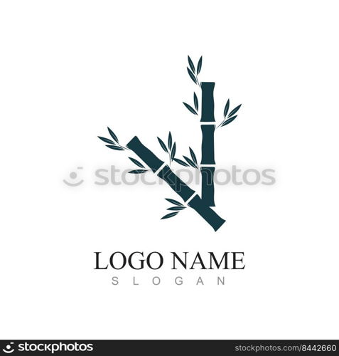 Bamboo Logo Template vector icon illustration design