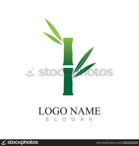 Bamboo Logo Template vector icon illustration design