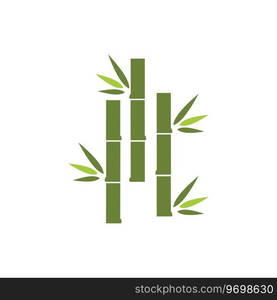 Bamboo Logo Template vector icon illustration design