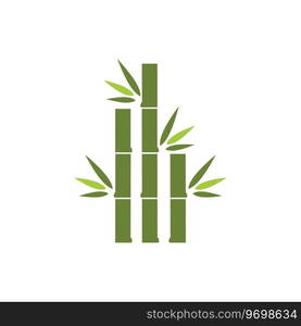 Bamboo Logo Template vector icon illustration design