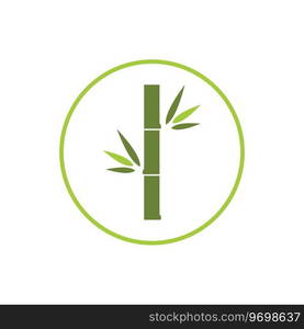 Bamboo Logo Template vector icon illustration design