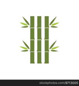 Bamboo Logo Template vector icon illustration design