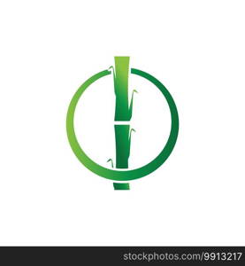 Bamboo Logo Template vector icon illustration design